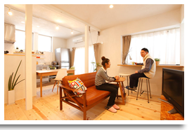 ワンフロア×カフェの住まい（一戸建て）