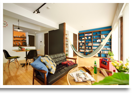 No.0432 ハンモックで過ごすグラマラスな休日-想いのまま中古＋リノベーション- 画像