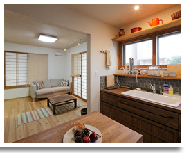 No.0290 心なごむ昭和モダンキッチン(戸建2x4)