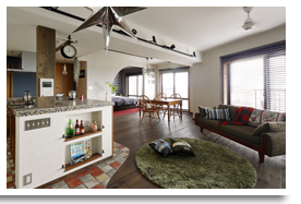 No.0460 渚のキッチン -海をとりこむ センターキッチン-(マンション) 画像