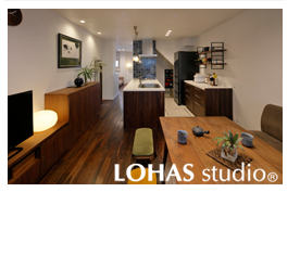 入ってすぐ、ギャラリーの家(一戸建て)